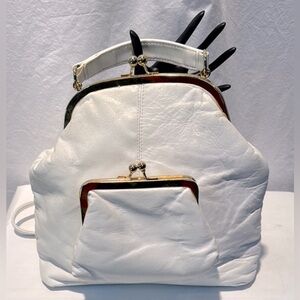 White Women's backpack